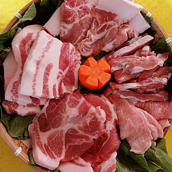 마지모듬한판800g 메뉴 사진(네이버)