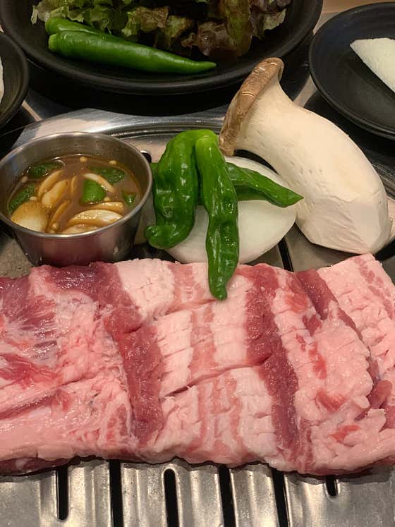쫀득 고소 제주산 생갈비 메뉴 사진(네이버)