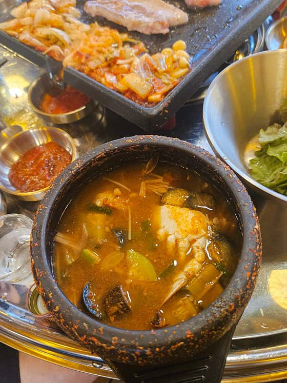 된장찌개 메뉴 사진(네이버)
