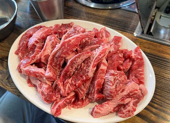 소갈비살(180g) 메뉴 사진(네이버)