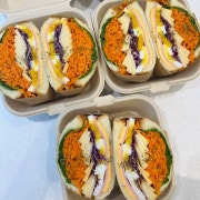 당근라페샌드위치 메뉴 사진(네이버)
