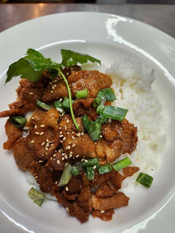 로제한돈리조또 메뉴 사진(네이버)