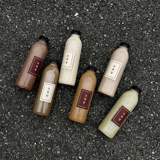수제바닐라밀크(500ml) 메뉴 사진(네이버)