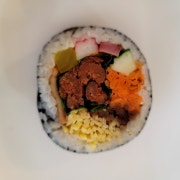 제육볶음김밥 메뉴 사진(네이버)