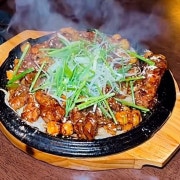 돌판 등갈비구이 메뉴 사진(네이버)