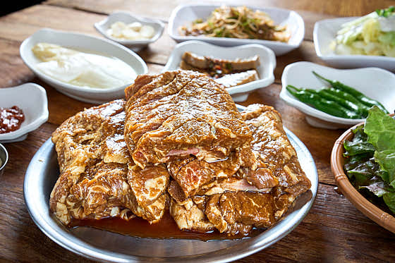 소양념갈비 메뉴 사진(네이버)