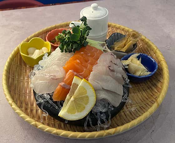 모둠회 소(광어,연어,참돔) 메뉴 사진(네이버)
