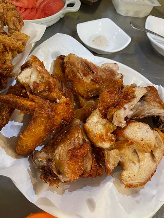 통닭한마리 메뉴 사진(네이버)