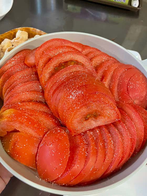 꿀 토마토 메뉴 사진(네이버)