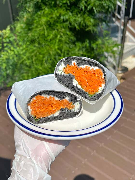 당근라페&대파크림 치아바타 샌드위치 메뉴 사진(네이버)