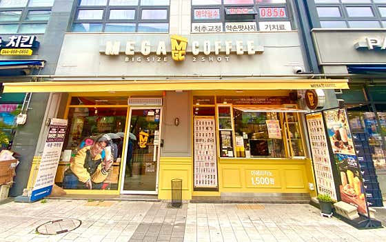 메가MGC커피 세종대평점