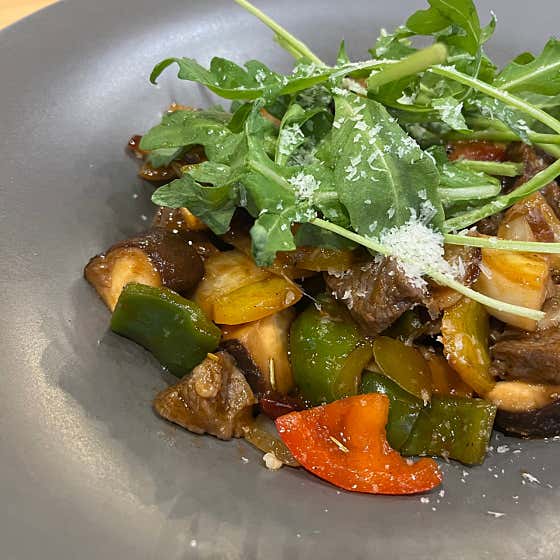 소고기 찹스테이크 메뉴 사진(네이버)