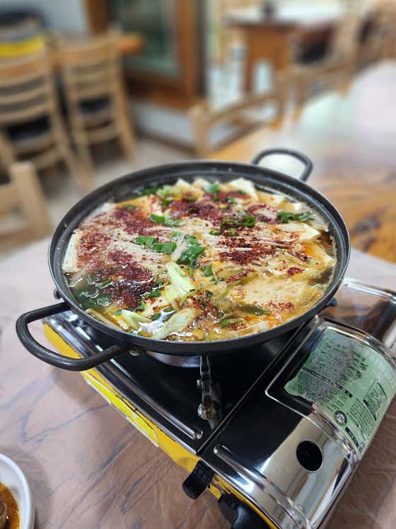 두부전골(1인) 메뉴 사진(네이버)