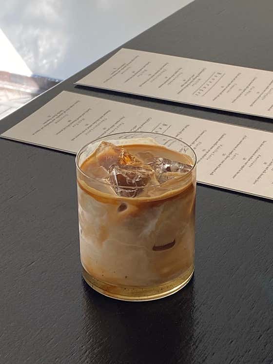 Vanilla latte 메뉴 사진(네이버)