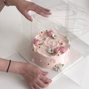 생화 쌀케이크 메뉴 사진(네이버)