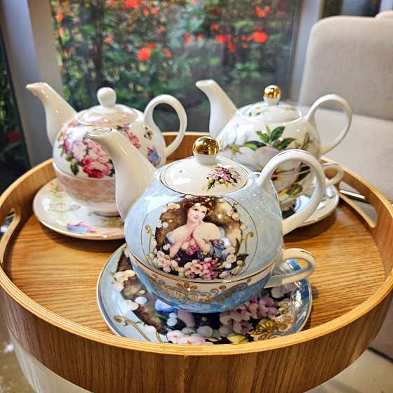 티(TEA)티팟세트 메뉴 사진(네이버)