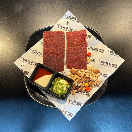 오봉구 너비아니육포 메뉴 사진(네이버)