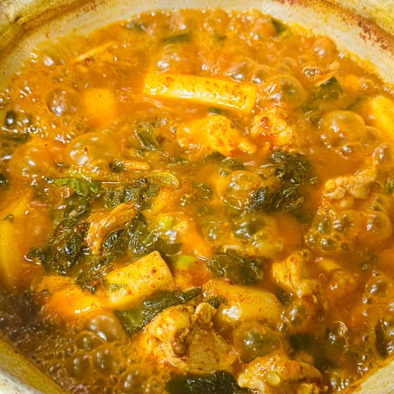 시래기 닭볶음탕 메뉴 사진(네이버)