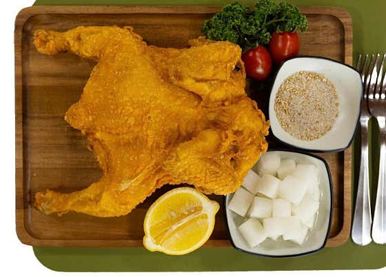 옛날통닭 메뉴 사진(네이버)
