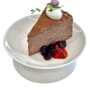 겹겹이 초코크레이프 메뉴 사진(네이버)