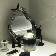 블랙크림라떼 메뉴 사진(네이버)