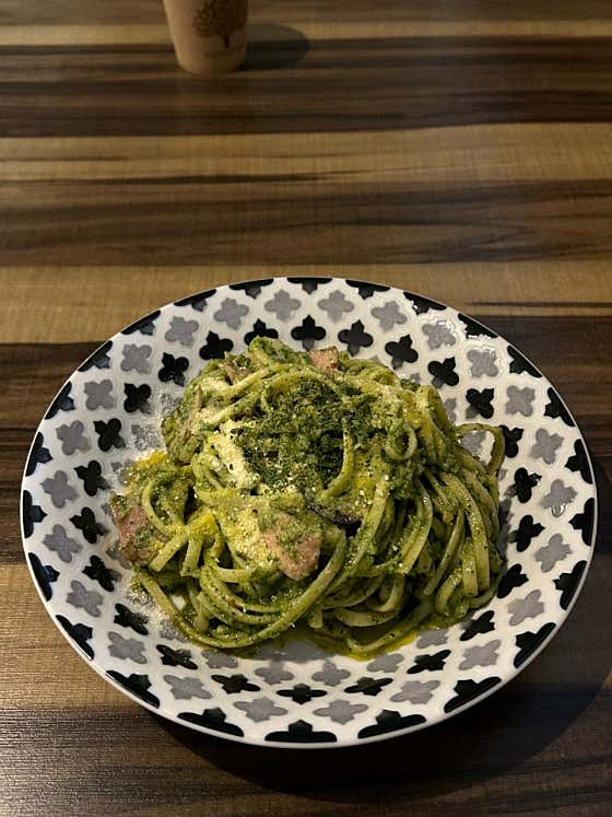 바질오일파스타 메뉴 사진(네이버)