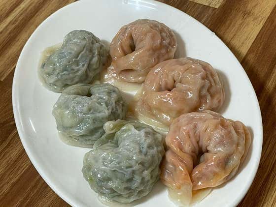찐만두 (6알) 메뉴 사진(네이버)