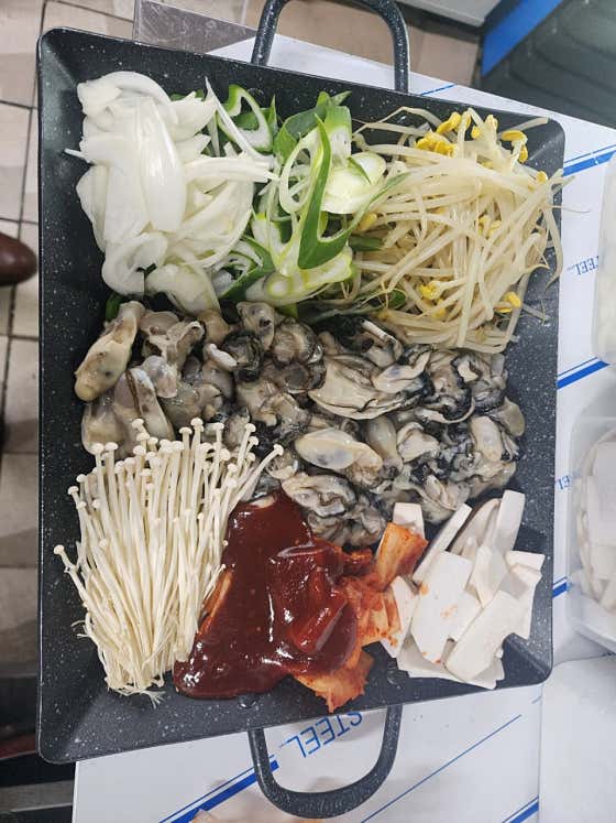 굴구이 메뉴 사진(네이버)