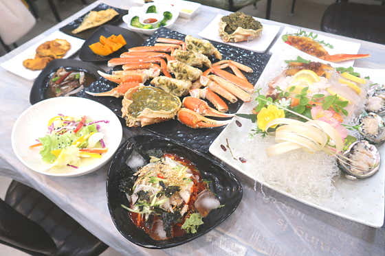 대게 코스 요리 메뉴 사진(네이버)