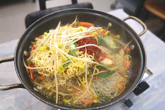 대게 라면 메뉴 사진(네이버)