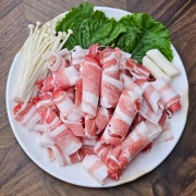 대패삼겹살(100g) 메뉴 사진(네이버)