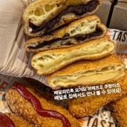 팥도넛 유자도넛 각각 메뉴 사진(네이버)