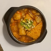수제비떡볶이 메뉴 사진(네이버)
