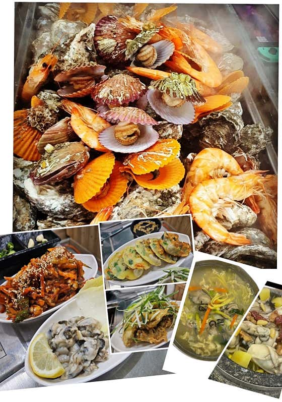 천북굴단지 서광굴수산