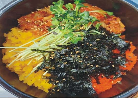 날치알밥 메뉴 사진(네이버)