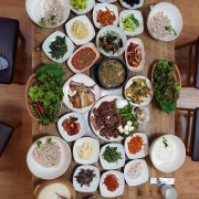 옛날보리밥정식 메뉴 사진(네이버)