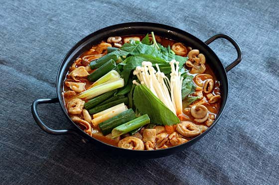 🍲 곱창폭포전골 (곱창전골) 메뉴 사진(네이버)