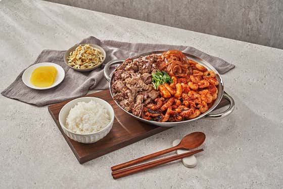 낙곱새[낙지+한우대창+새우] 메뉴 사진(네이버)