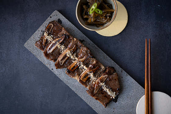 숯불직화 LA갈비 메뉴 사진(네이버)