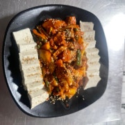 두부김치 메뉴 사진(네이버)