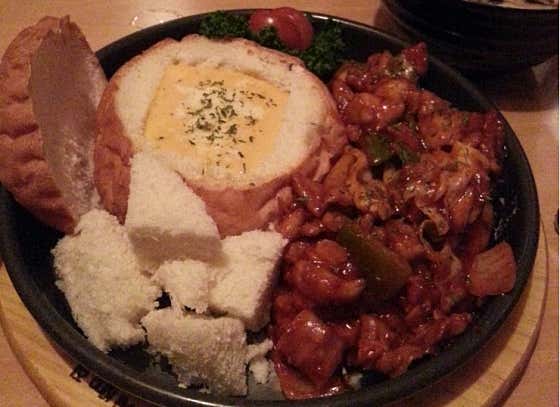 불닭 품은 빠네 메뉴 사진(네이버)