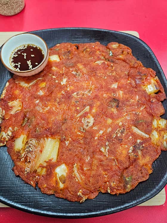 맛보기김치전 메뉴 사진(네이버)