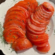 토마토 타다키 메뉴 사진(네이버)
