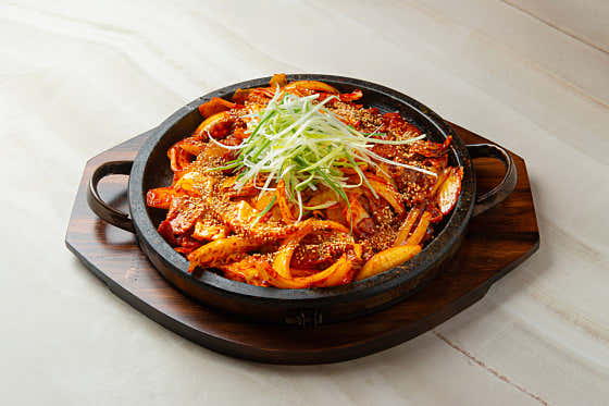 돌판 제육 메뉴 사진(네이버)