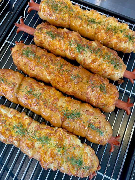 롱소세지빵 메뉴 사진(네이버)