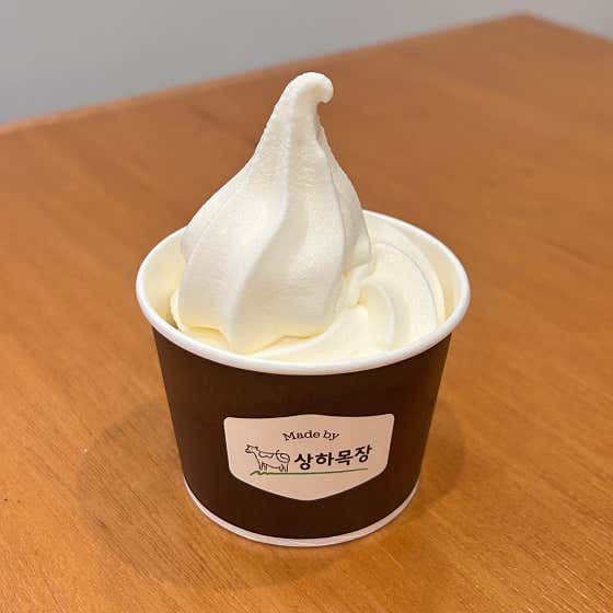상하목장아이스크림 메뉴 사진(네이버)