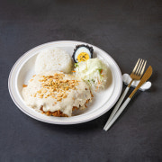 갈릭치즈 돈까스 메뉴 사진(네이버)