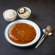 25cm 왕돈까스 메뉴 사진(네이버)