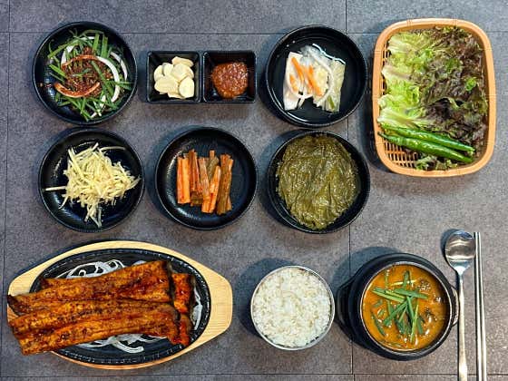 양념(간장)민물장어 정식 메뉴 사진(네이버)