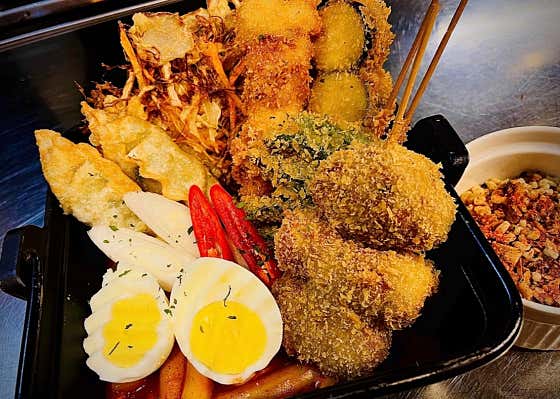 쿠시카츠 떡볶이 메뉴 사진(네이버)